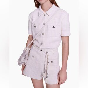 Make tweed shorts size 0 NWT (whole set + top jacket $333)